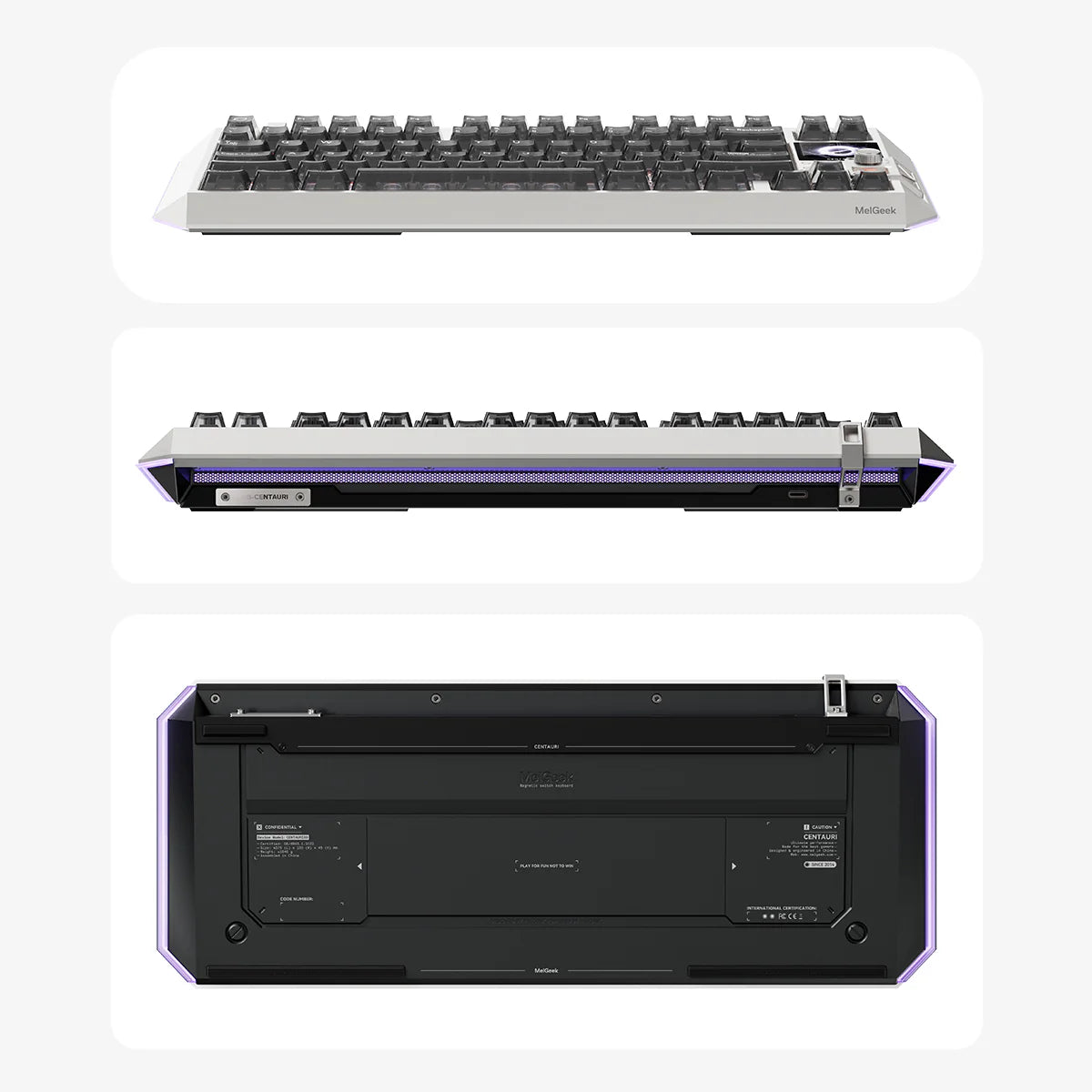 MELGEEK CENTAURI60/80 HALL EFFECT GAMING KEYBOARD